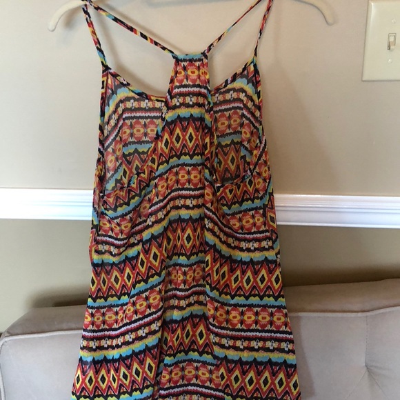 Multi colored Aztec lightweight tank - Picture 5 of 5